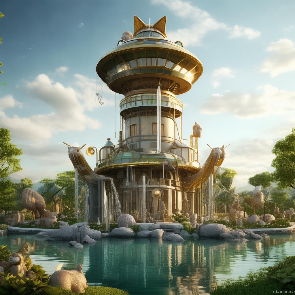 打造梦想中的生态居所：构建带有水质净化系统的猫猫部落瞭望塔指南